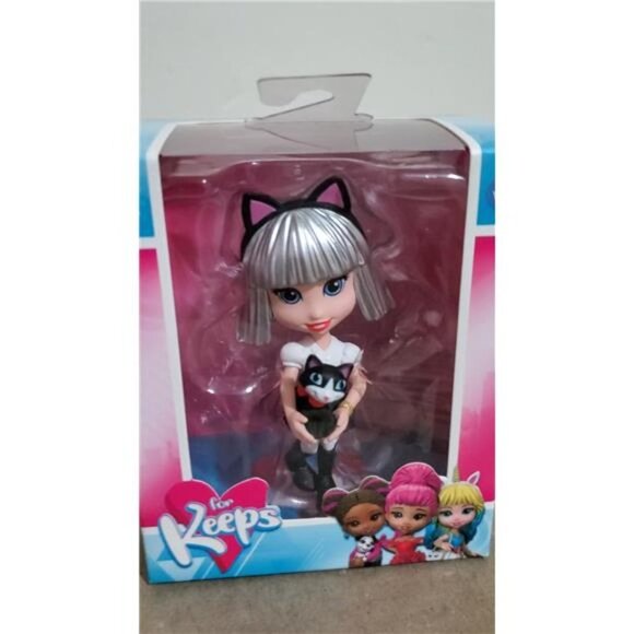 Fashion Doll Paris Creatrix Twin Holding A Pet Cat Loyal Subjec Wave 2 For Keeps - Picture 3 of 8